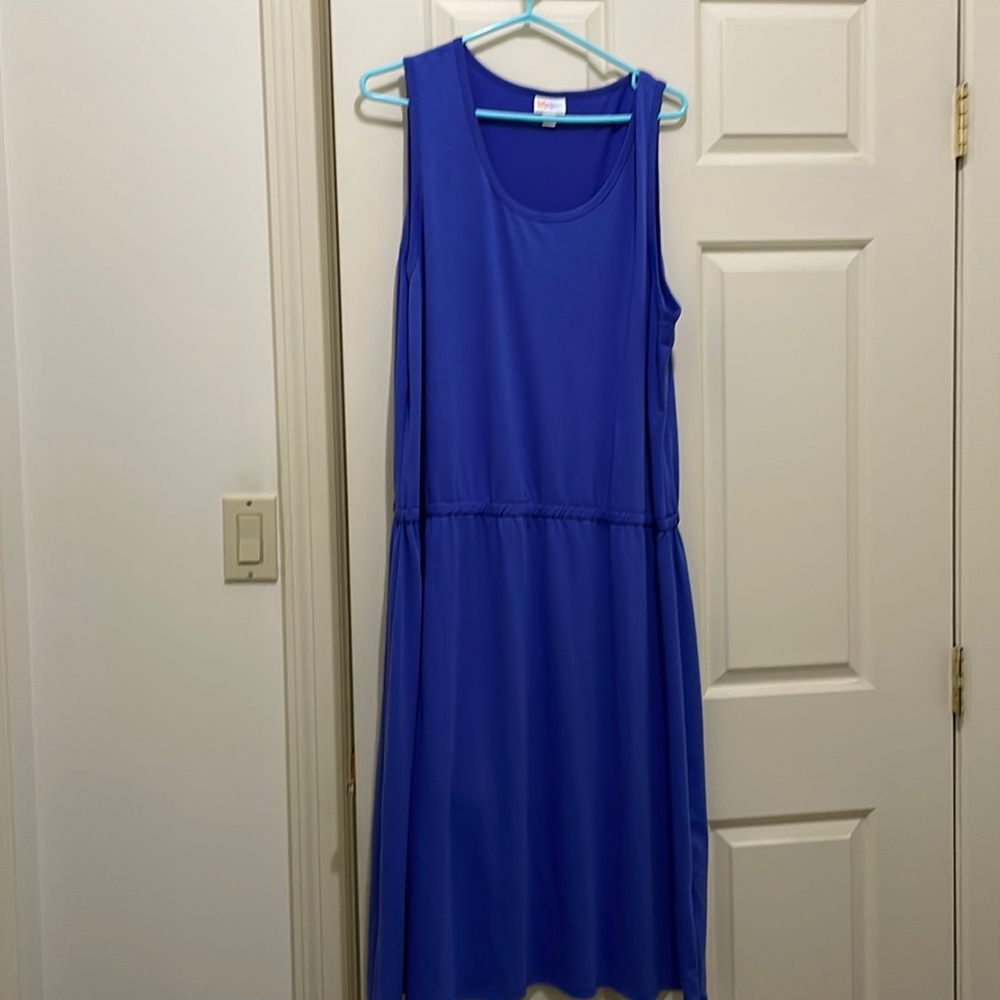 LuLaRoe blue sundress (sz 3xl)